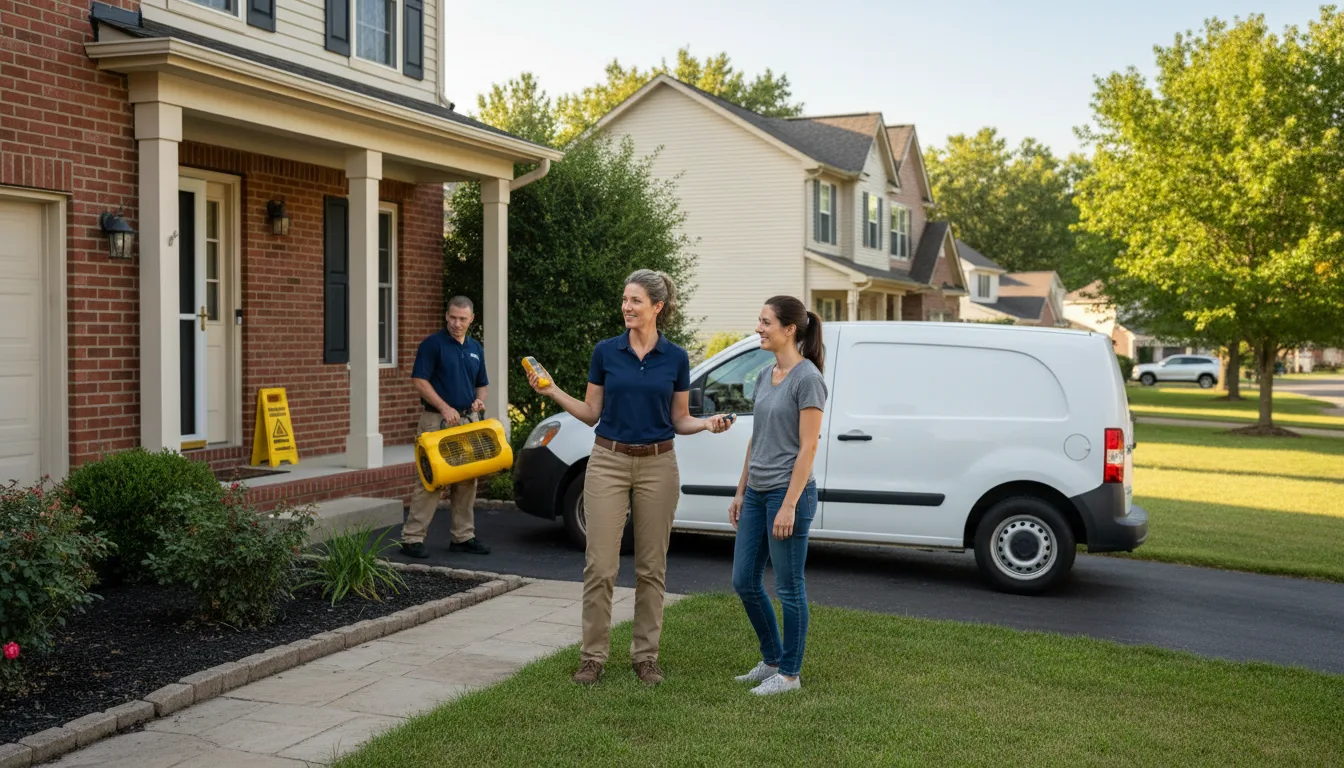 Water restoration image for Dehumidification And Cleanup Services in Alpha, MI